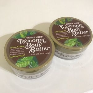 Two-Pack Unopened Trader Joe’s Coconut Body Butter